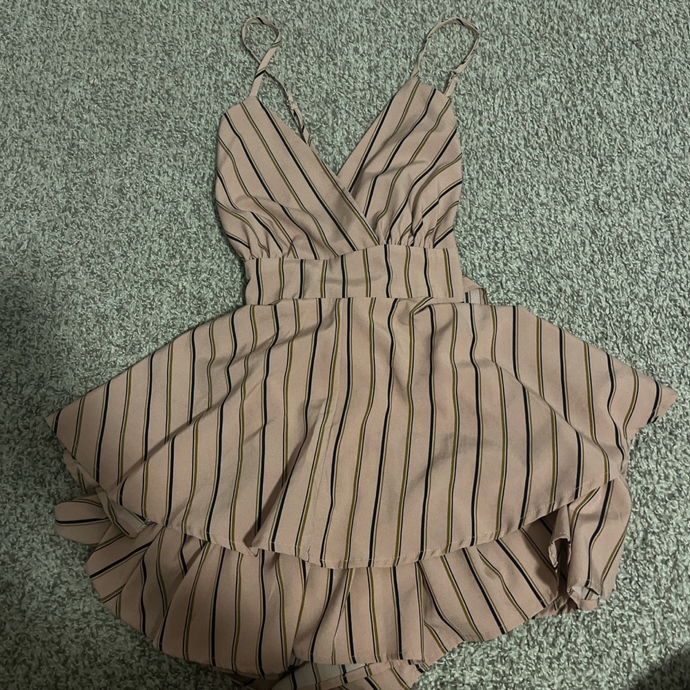 Striped dress/romper